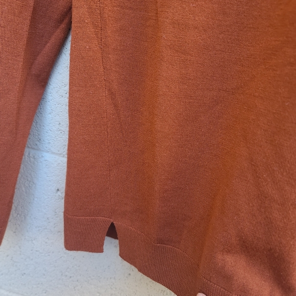 Partow | Greta Merino Wool Sweater in Rust - Picture 7 of 16